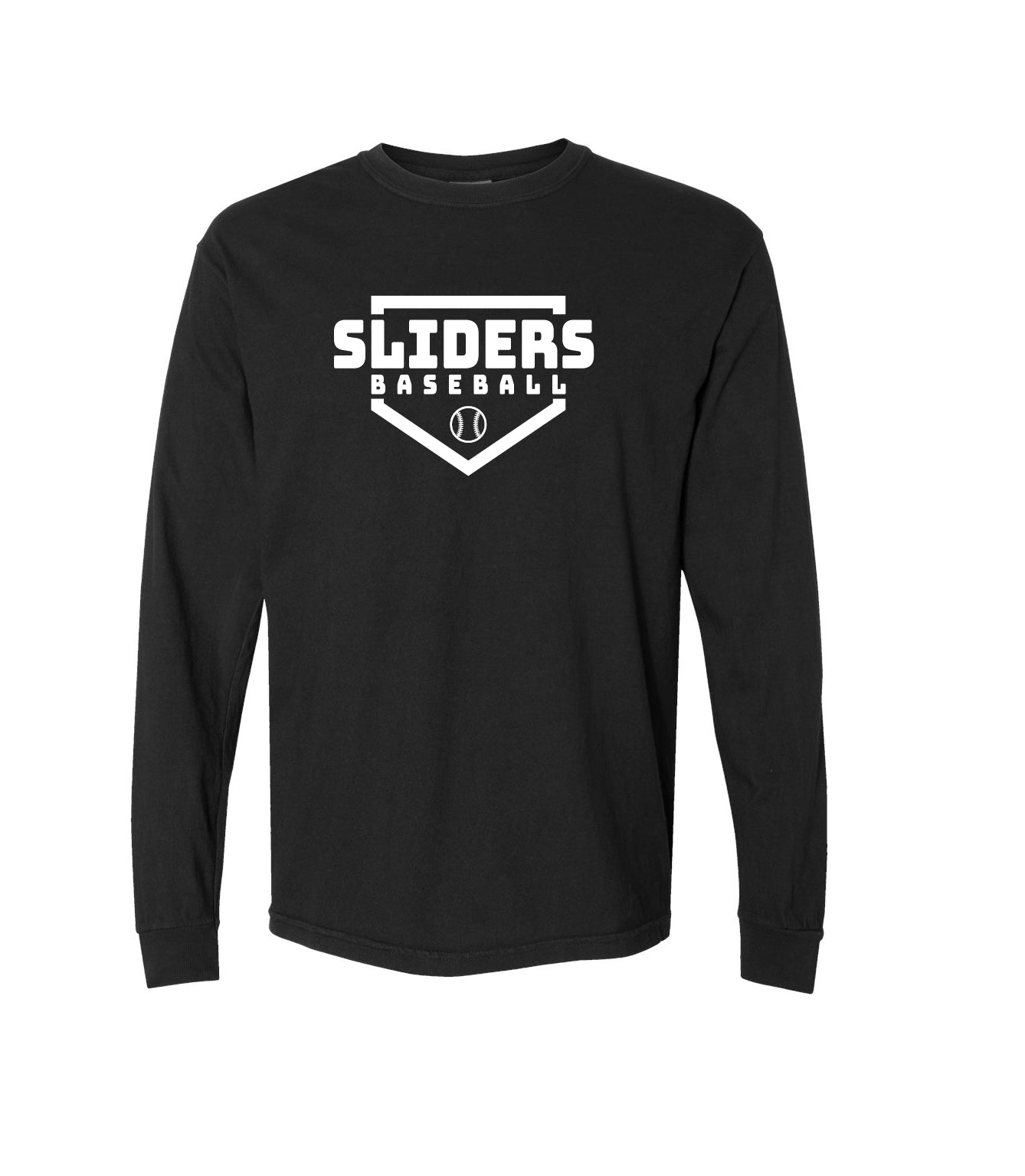 Adult Long Sleeve | Comfort Colors SLIDERS | Black