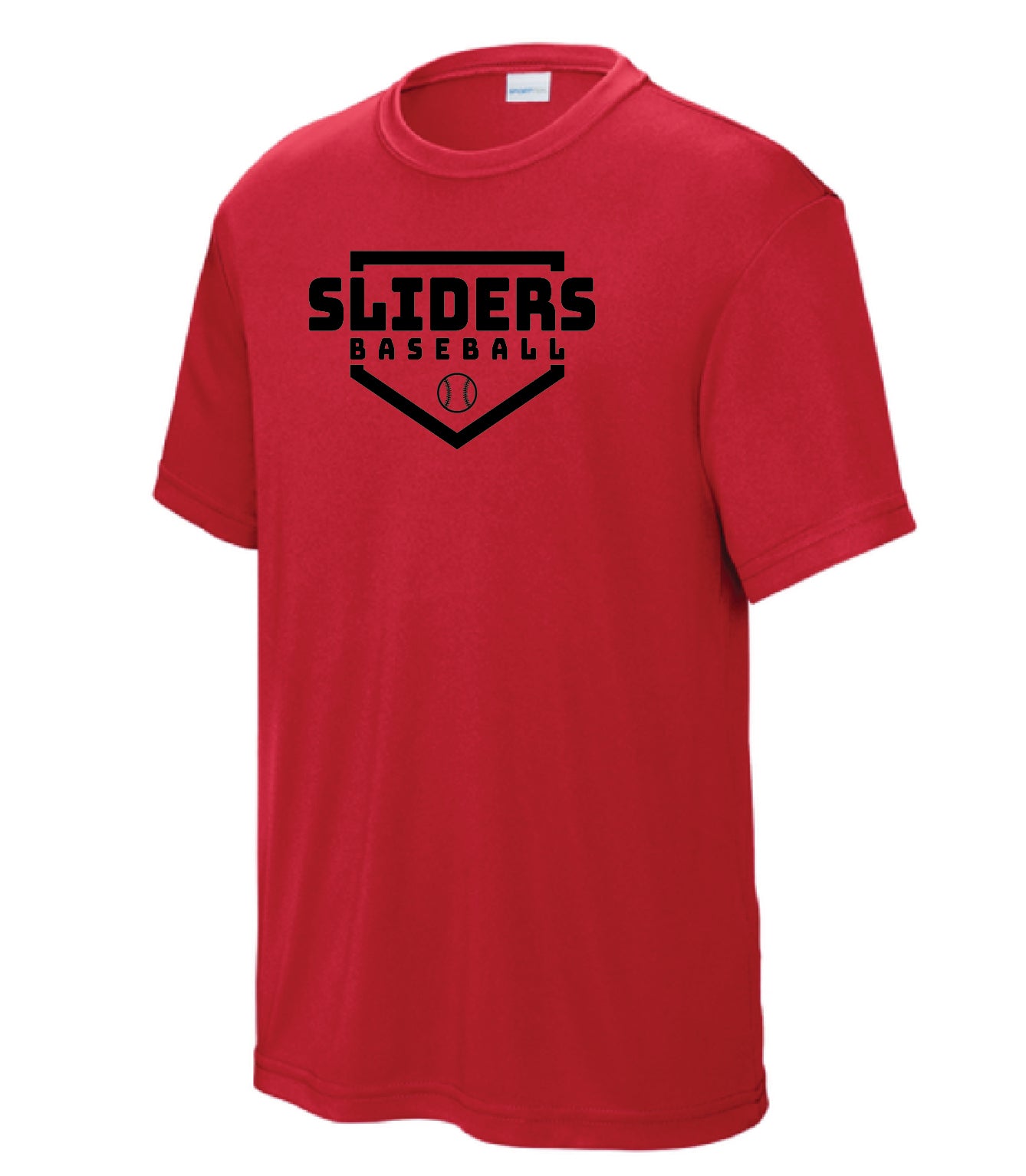 Youth Dri Fit Tee | Sport Tek SLIDERS | Red