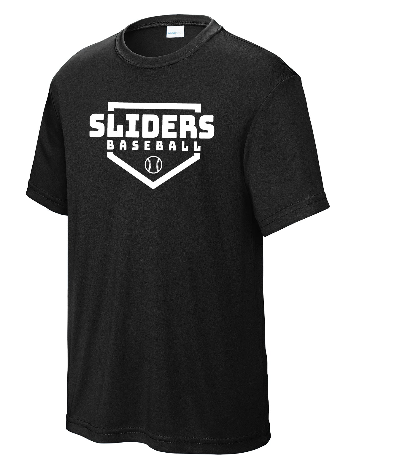 Youth Dri Fit Tee | Sport Tek SLIDERS | Black