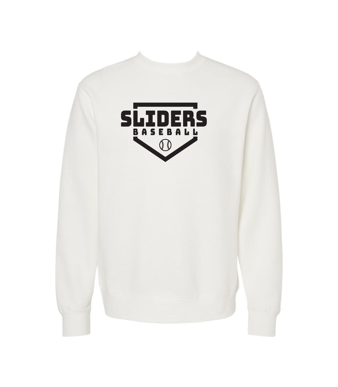 Adult Crewneck | SLIDERS | White