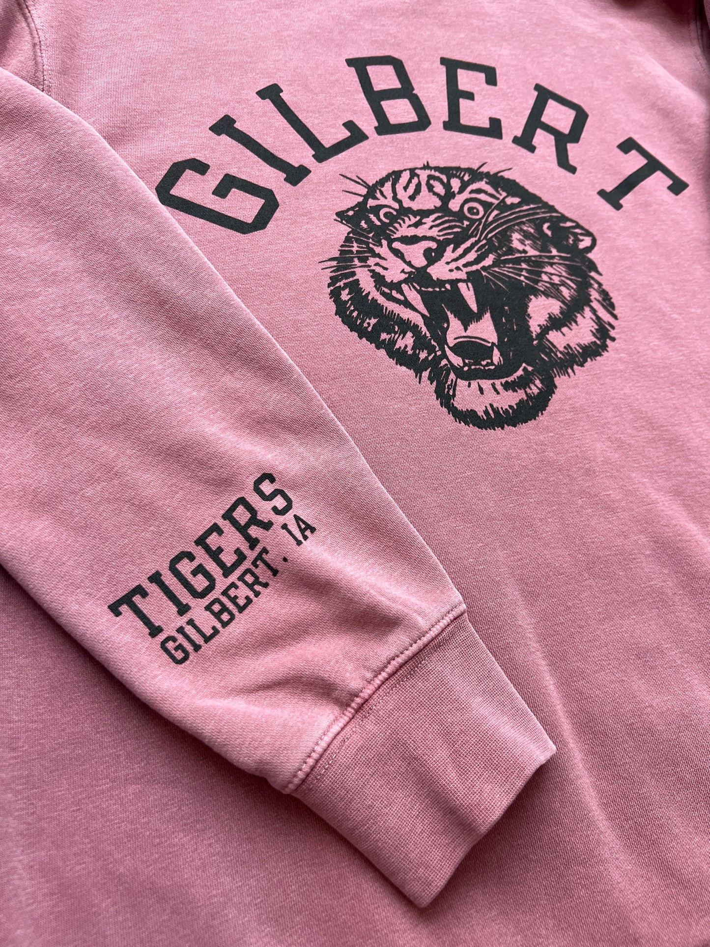 Adult Crewneck | Vintage Tiger | Faded Red