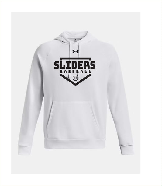 Adult Hoodie | Under Armour SLIDERS | White