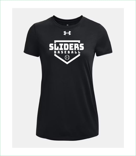 Women's Tee | Under Armour SLIDERS | Black