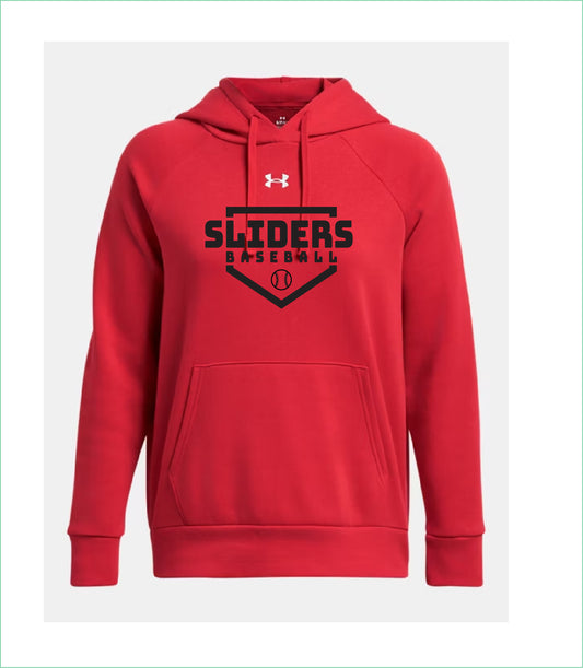 Women's Hoodie | Under Armour SLIDERS | Red