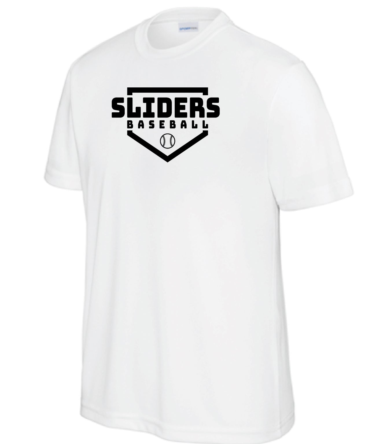 Youth Dri Fit Tee | Sport Tek SLIDERS | White