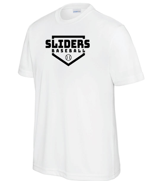 Youth Dri Fit Tee | Sport Tek SLIDERS | White